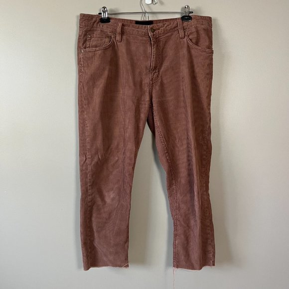 Rollas relaxo cords dusty pink cropped cordouroy pants - Picture 3 of 10